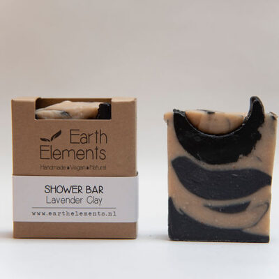 Earth Elements –  Lavender Clay Shower Bar